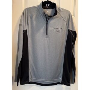 Delta OCC Roots 73 Mens Large Gray 1/4 Zip Tech Pullover